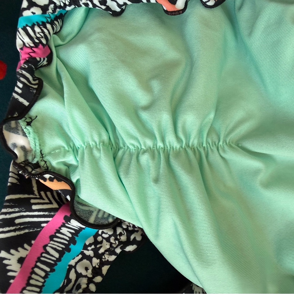 Coco Rave Multicolor Ruffle Bikini top & bottoms - Picture 5 of 5